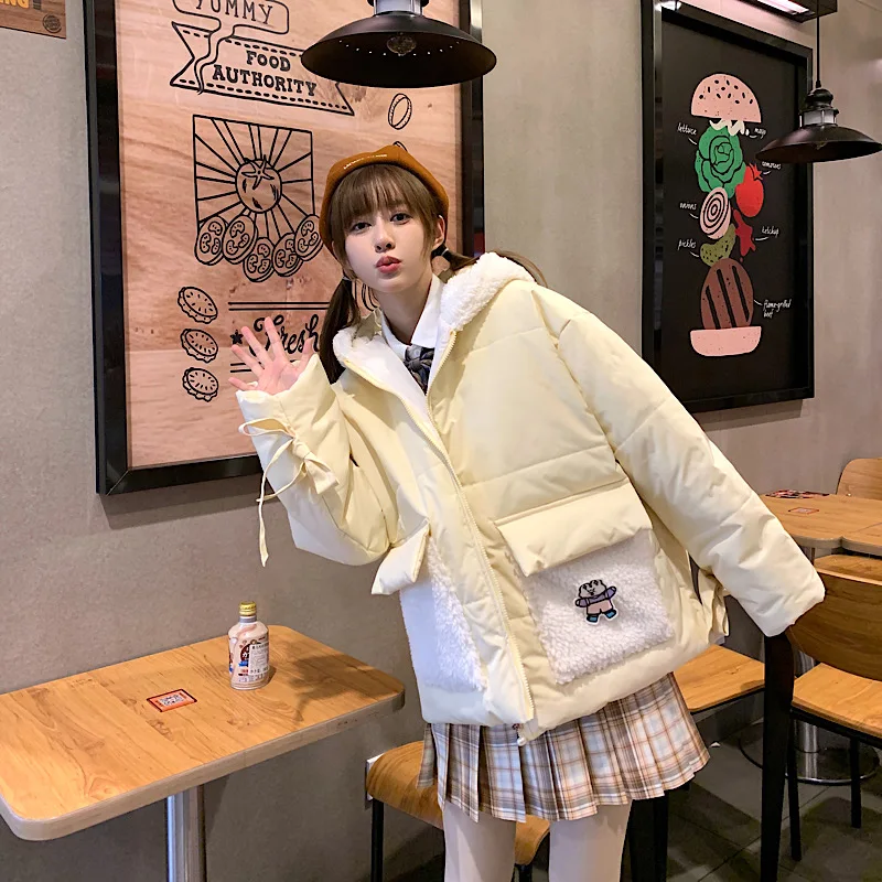 

Jackets for women 2021 Korean style Winter jacket women Women jacket Women coats Coats Show shin Cotton-padded clothes Fashion