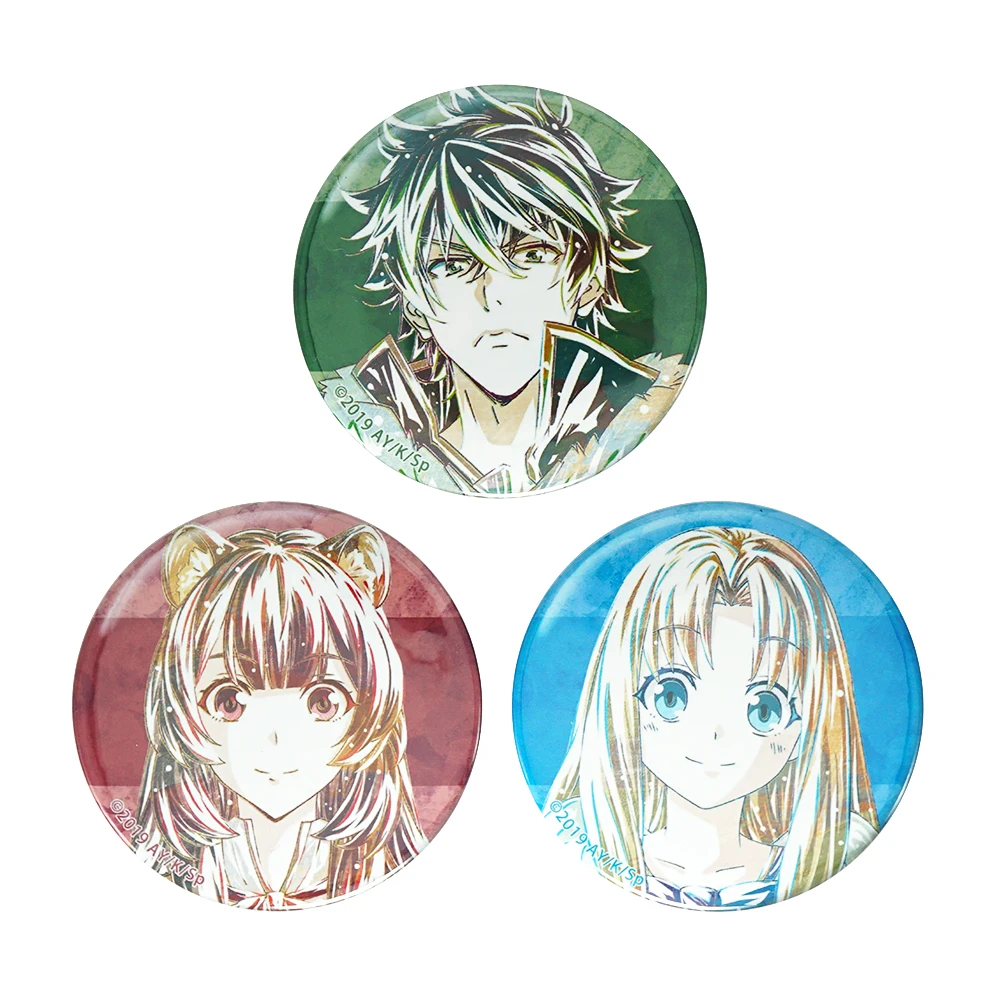 The Rising of the Shield Hero Tate No Yuusha Nariagari металлическая брошь значок из аниме рафтала фиро