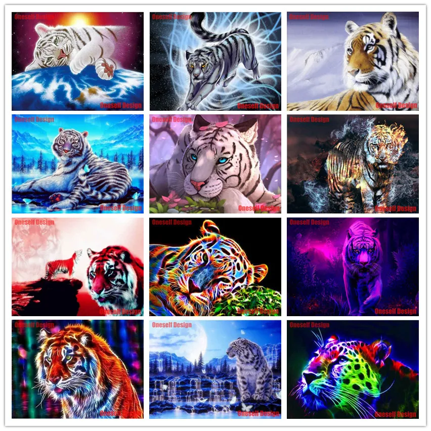 

Алмазная 5d мозаика, распродажа, алмазная 5d Вышивка с тигром, полный набор с животными 5d, алмазная живопись, полный набор с животными, Рождест...