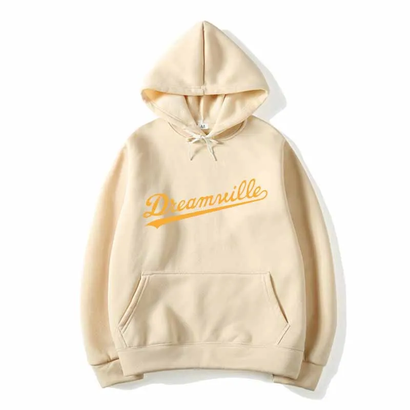 Новинка; худи Для мужчин хип-хоп DREAMVILLE Коул Логотип с капюшоном Swag письмо флисовые J худи с принтом Cole зимние толстовки с капюшоном Для мужчин пуловер