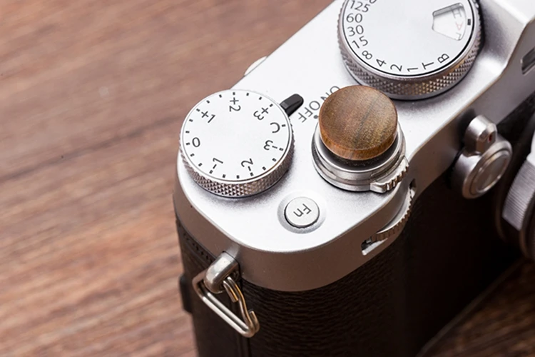 Light Green Деревянная вогнутая поверхность кнопка спуска затвора для Fujifilm X100F XT30 20 XPRO2XE3 M10P Fuji X100F - Цвет: Light Green