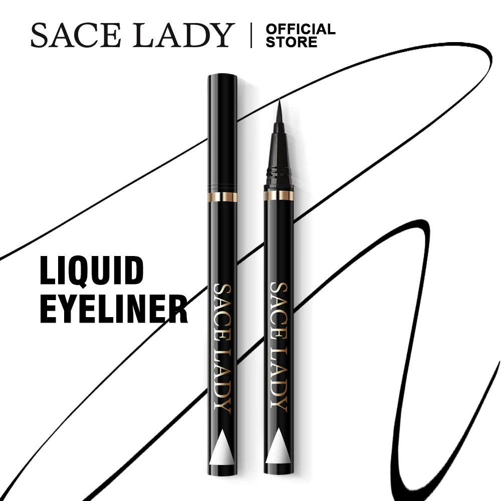 

SACE LADY Liquid Eyeliner Waterproof Makeup Black Eye Liner Pencil Long Lasting Make Up Smudge-Proof Pen Cosmetic Wholesale