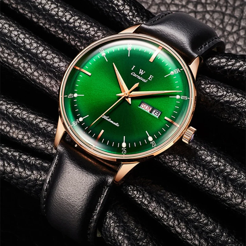 Часы MIYOTA мужские механические брендовые роскошные водонепроницаемые