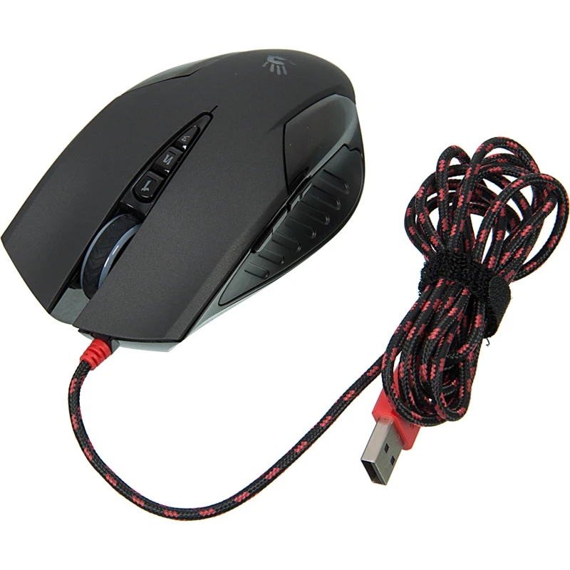 Мышь A4 Bloody V5 черный оптическая (3200dpi) USB игровая (8but)|Мыши| |