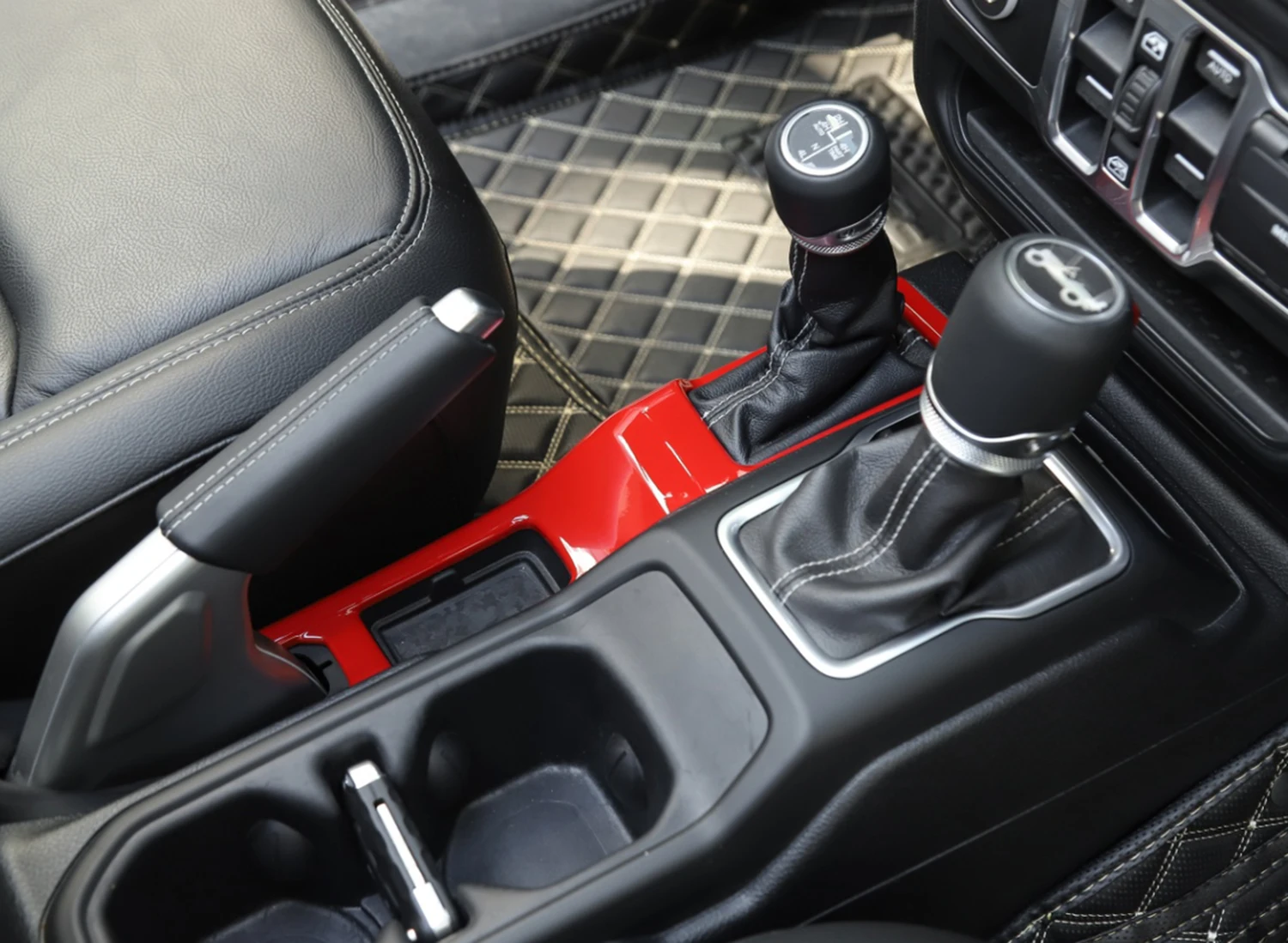 Декоративная накладка на панель переключения передач для Jeep Wrangler JL 2018 2019 Gladiator JT