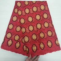new arrival beautiful swiss voile lace fabrics with stones high quality embroidery women party french cotton lace dress