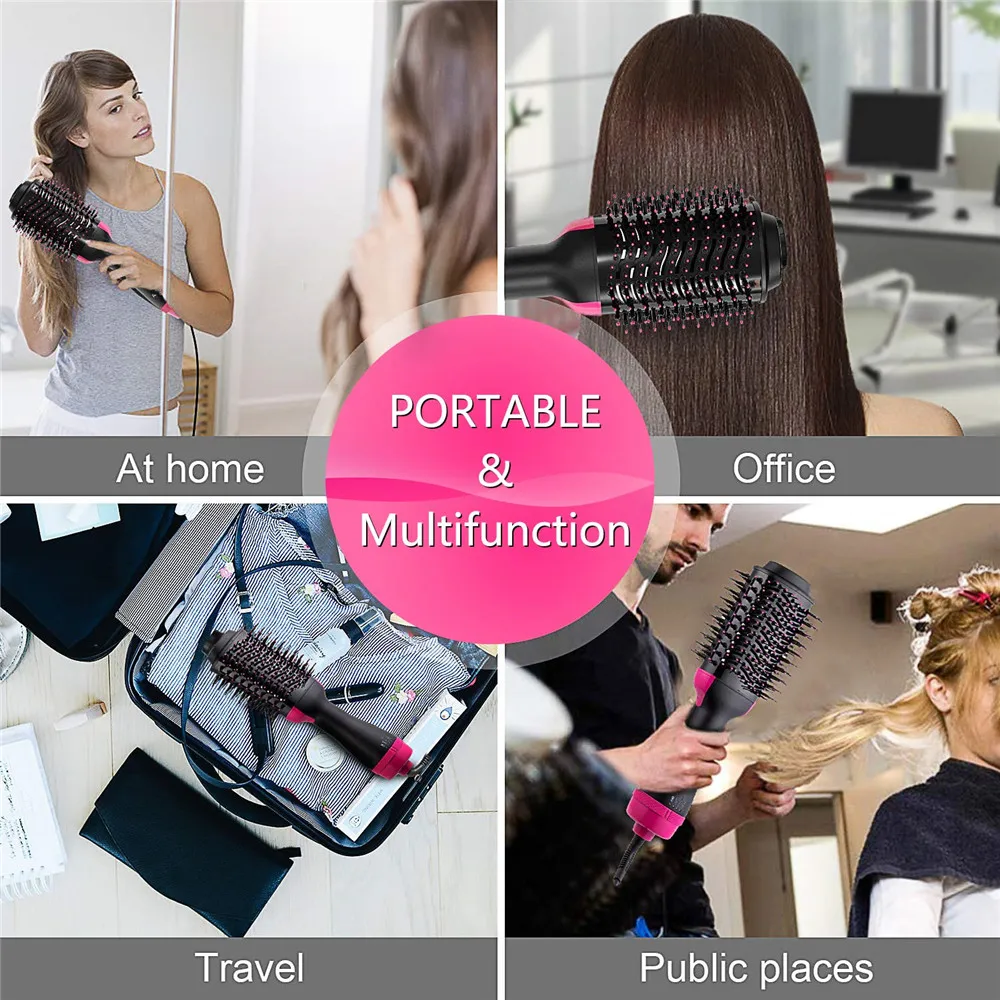 2 в 1 фен и выпрямитель для волос одношаговый испаритель щетка горячего воздуха