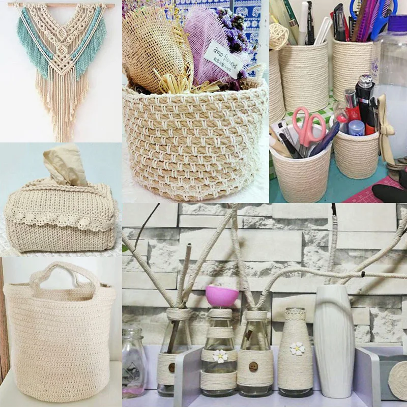 Хлопковый шнур 2 мм 110 ярдов|Нитки для пряжи| |