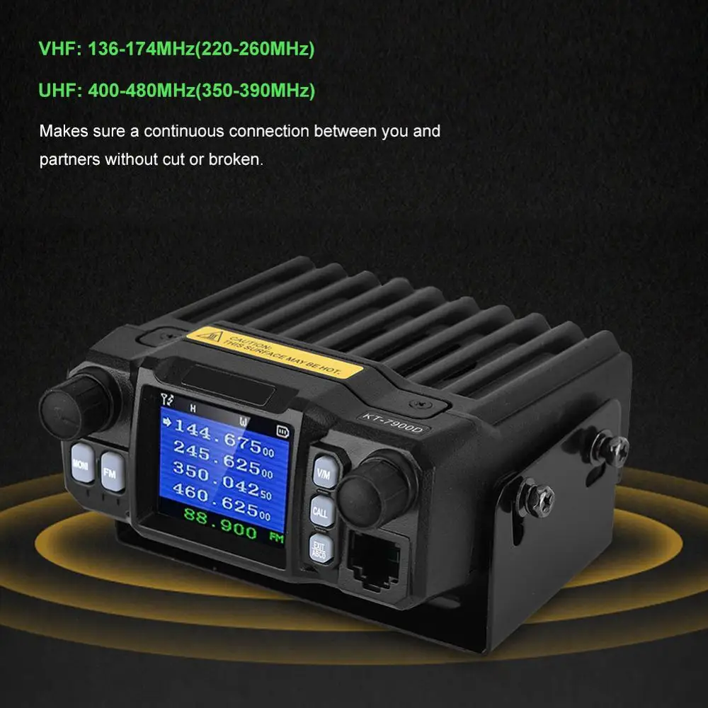 KT-7900D стабильная частота Автомобильная рация VHF UHF 200 каналов 5-50 км Расстояние мобильное радио CB приемопередатчик радио comunicador