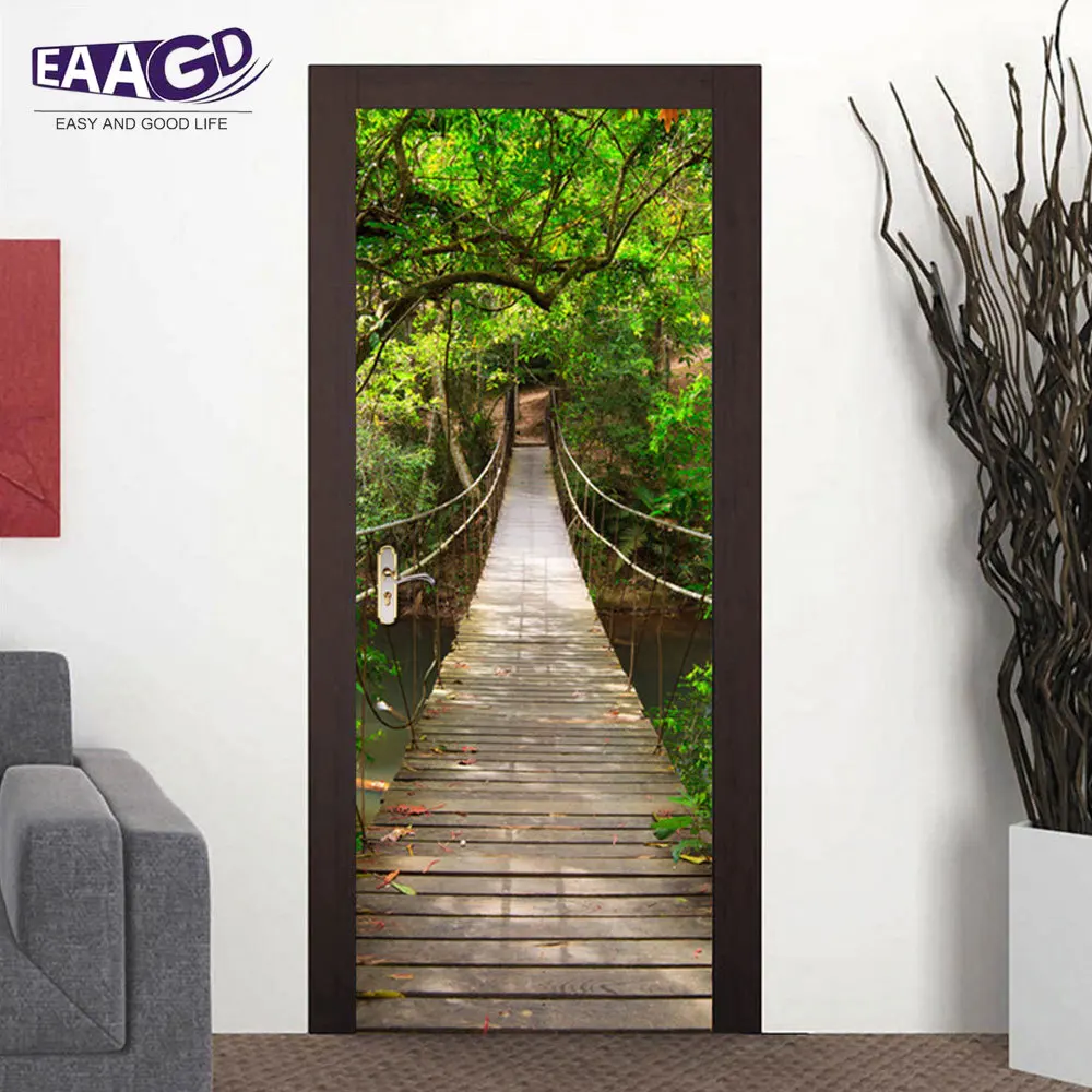 2 шт./компл. художественный декор для мостовой двери дома креативные сделай сам 3D