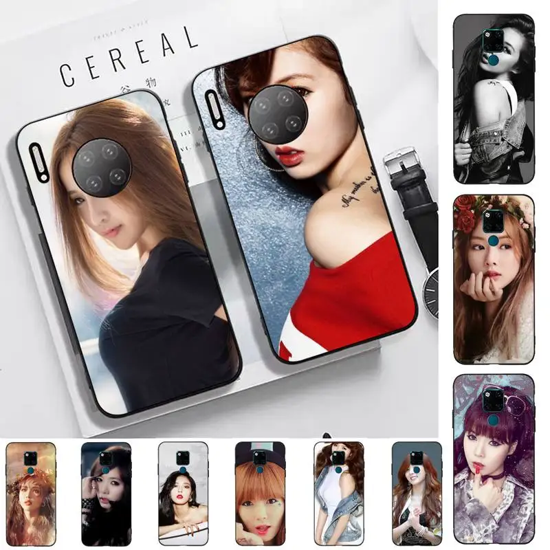 

Yinuoda Korea Kpop HyunA Phone Case for Huawei Mate 20 10 9 40 30 lite pro X Nova 2 3i 7se