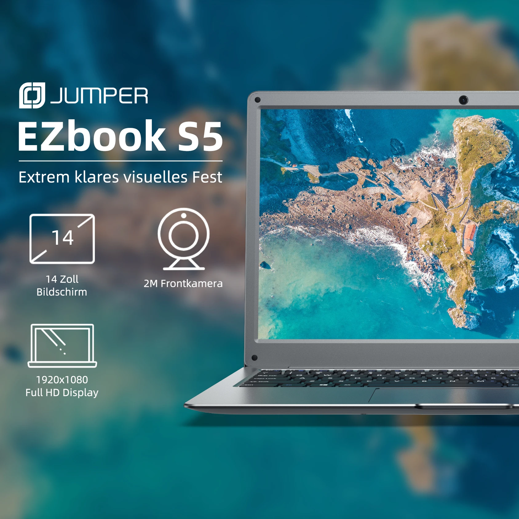 Jumper EZbook S5 14-дюймовый ноутбук 12 ГБ 256 1920*1080 Экран ультратонкий Intel Celeron Windows 10