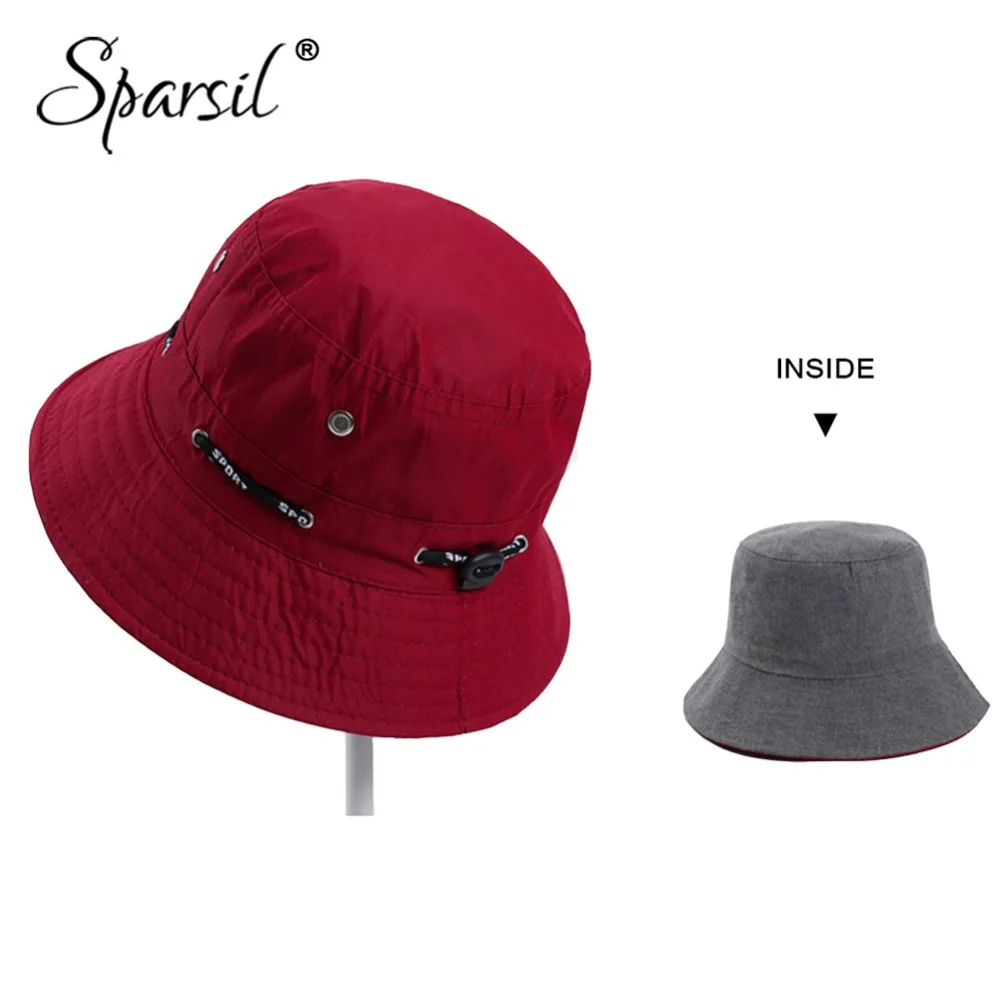 Sparsil Мужская Солнцезащитная летняя Регулируемая шляпа с рыбой женская модная