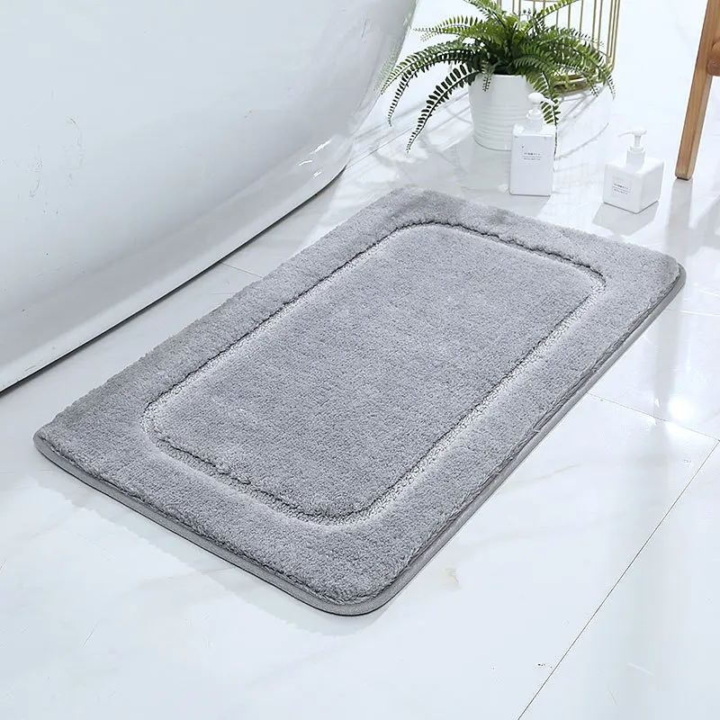 rectangle bath mat washable anti slip geometric bathroom carpets for toilet floor strong water absorption rug mats home decor free global shipping