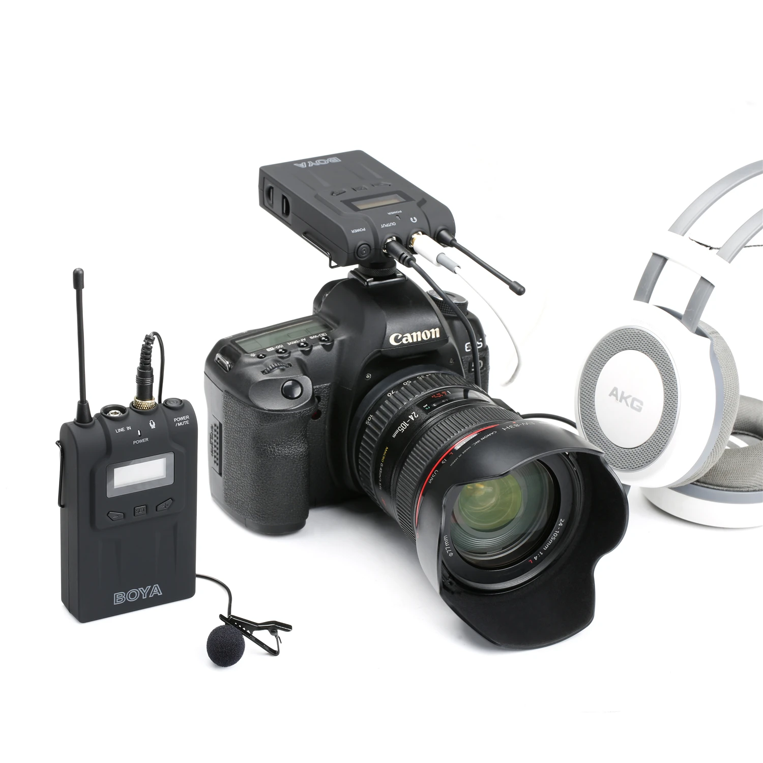 BOYA BY UM48C/WM6 UHF ультра высокой частоты 48 канала Камера Беспроводной петличный