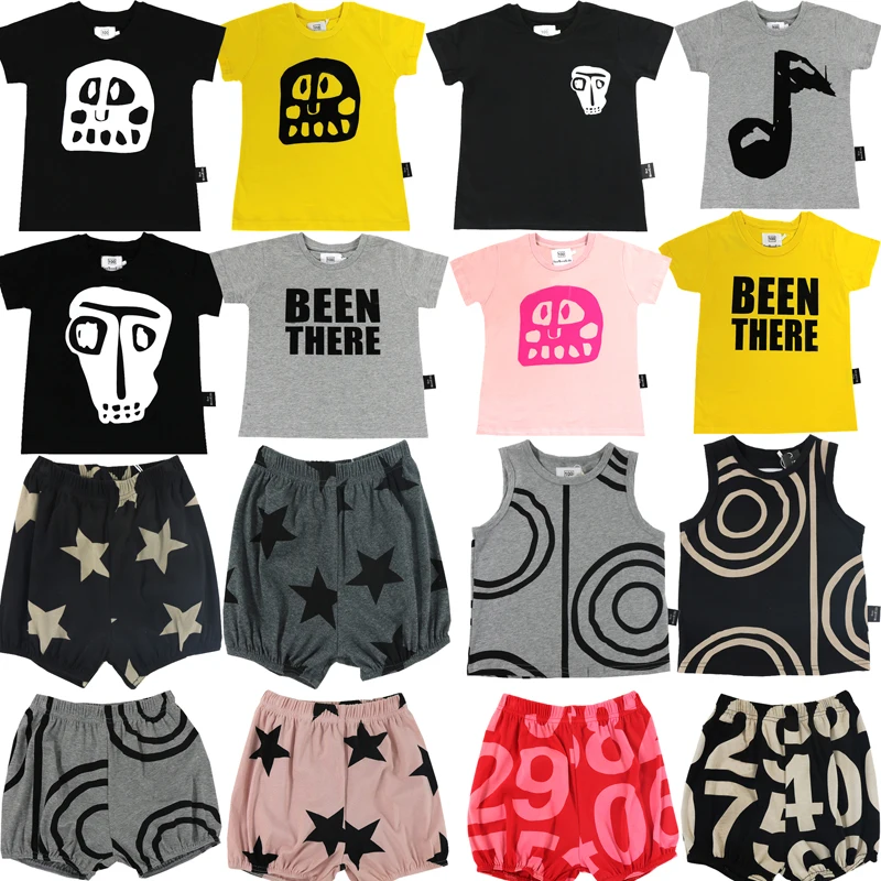 Новая брендовая летняя футболка для мальчиков и девочек повседневная детская с