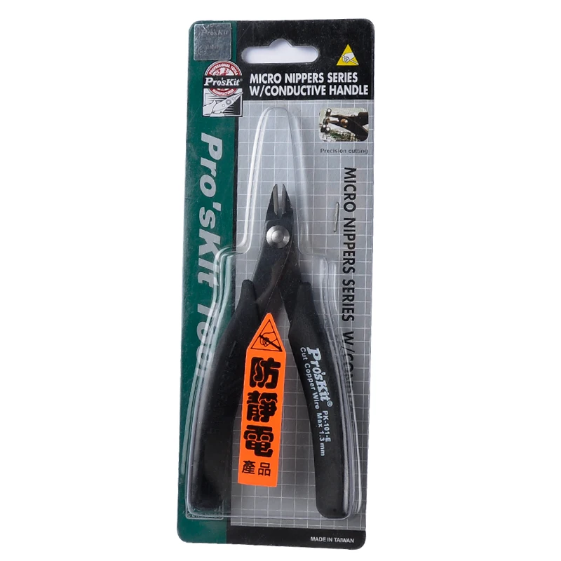 

1PK-101-E Anti-static Diagonal Pliers Electrical Wire Cable Cutting Inch Wire Cutter Cable Crimping Hand Tools Stripping Plier