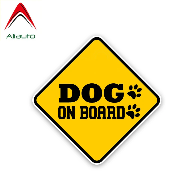 

Предупреждающая собака на борту автомобиля, задняя защита от солнца из ПВХ для Skoda, Volvo, Honda, Civic, Mitsubishi, Lada, VW,15 см * 15 см