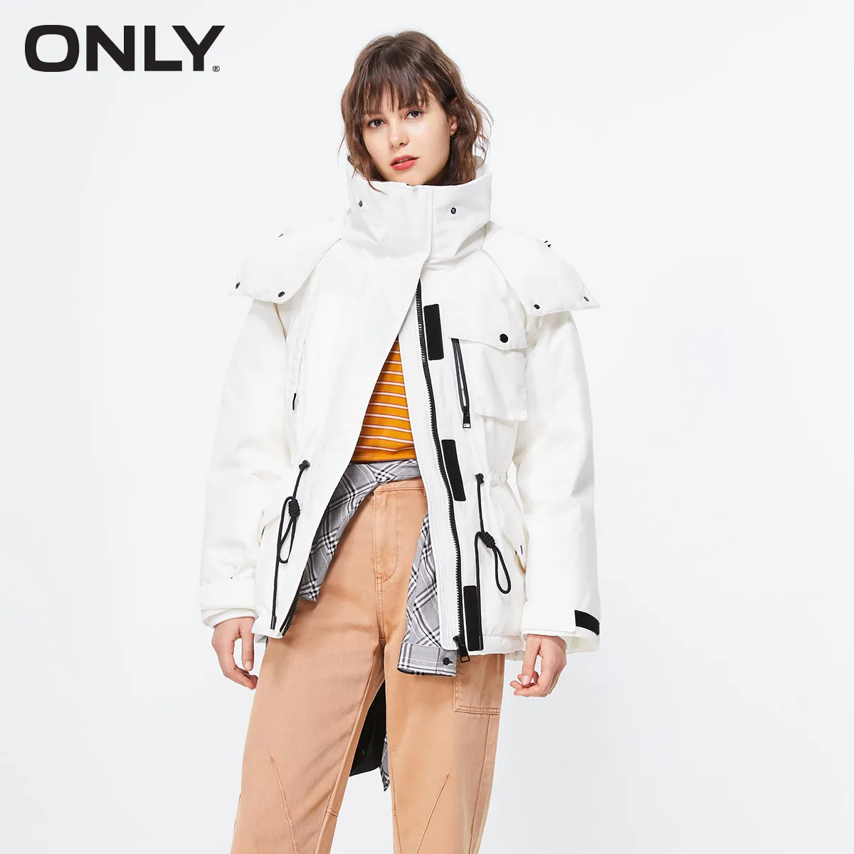 NEW CREME Только женский пуховик Pike | 119323517 - Цвет: NEW CREME