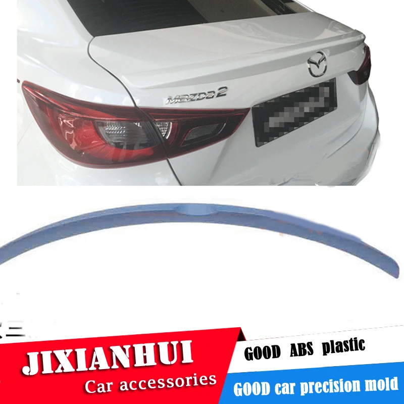 

Спойлер для Mazda 2 2016-2018 Mazda2 Sedan спойлер LX ABS Пластиковый материал заднее крыло автомобиля Цвет задний спойлер