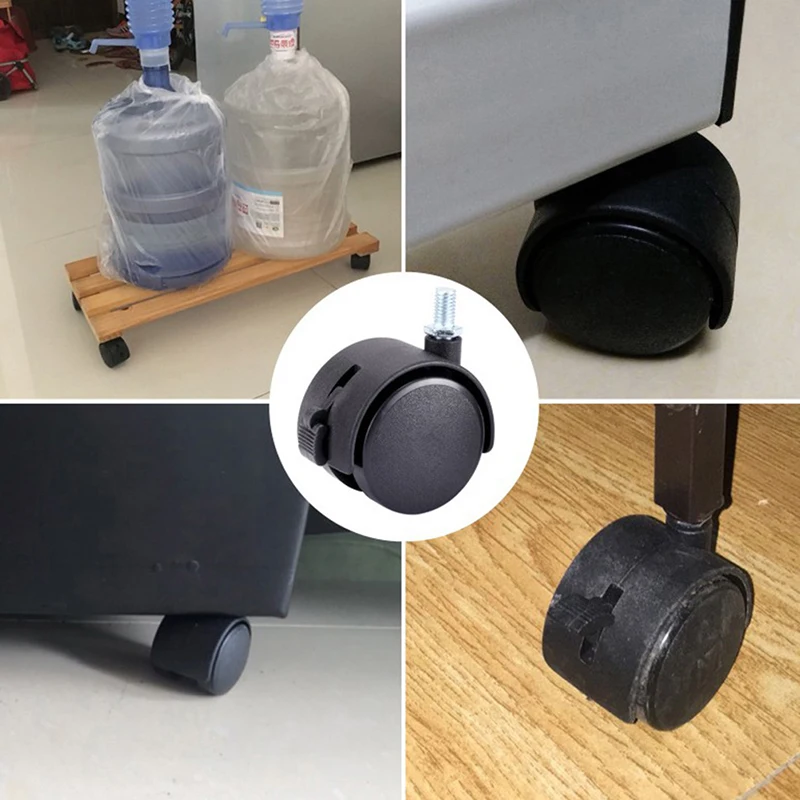 

1 Pc 1.5" Furniture Swivel Casters With Brake Furniture Chair Replacement