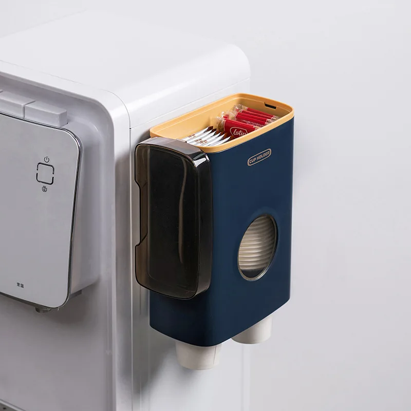 Держатель для бумажных стаканов самоклеящийся держатель с двойной трубкой С