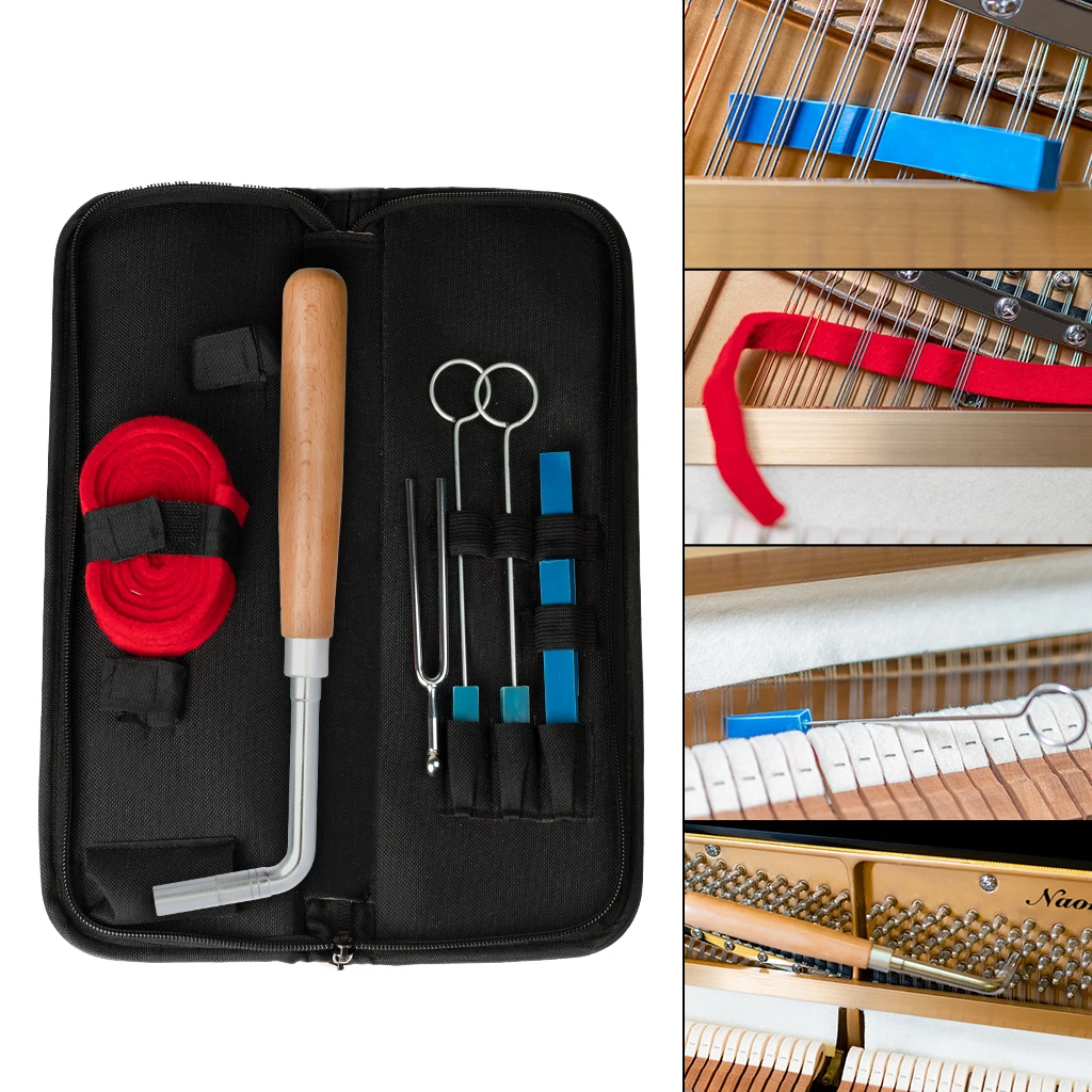 Naomi Piano Tuning Kit W/Piano Tuning Hammer прямой мягкий клен ручка пианино тюнинг Рычажные Инструменты Набор Mute Hammer DIY Набор