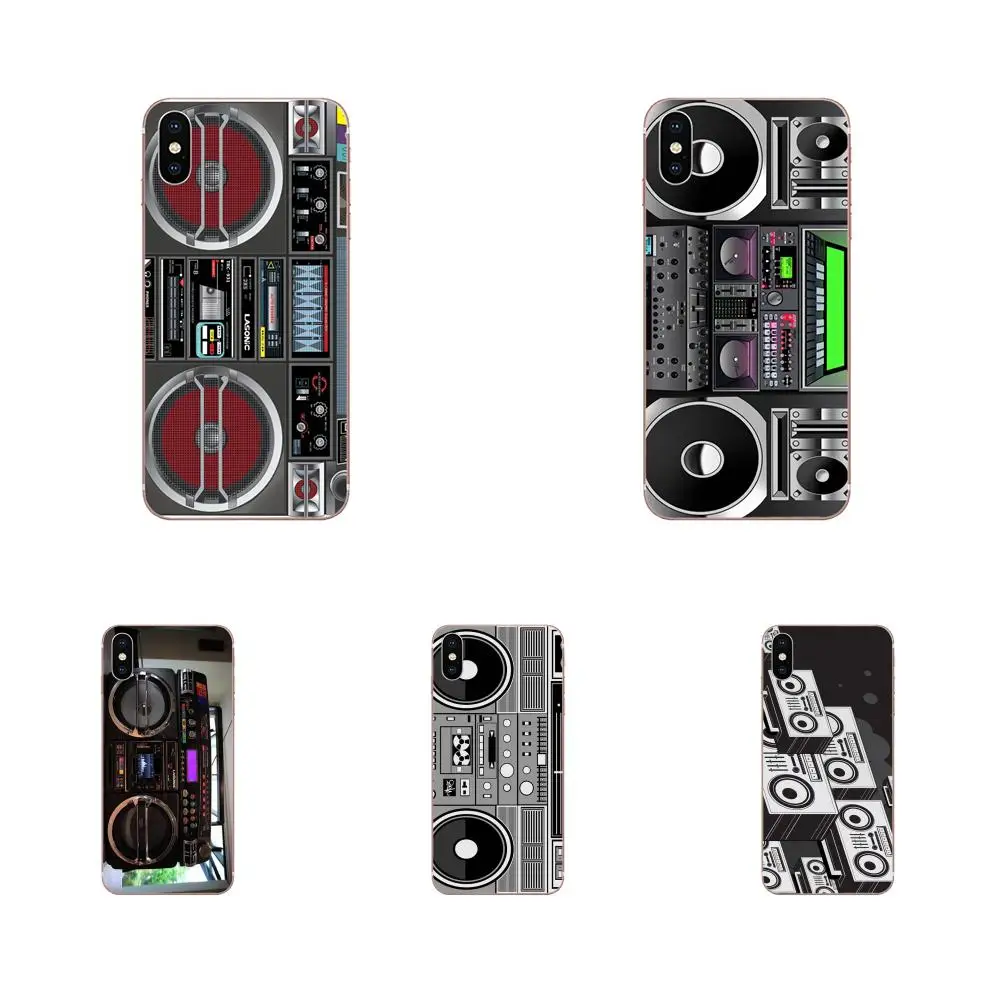 Мягкие чехлы из ТПУ для Xiaomi Redmi 3 3S 4 4A 4X 5 6 6A 7 K20 Note 2 5A Plus Pro Retro Boombox Music Blaster|Бамперы| |