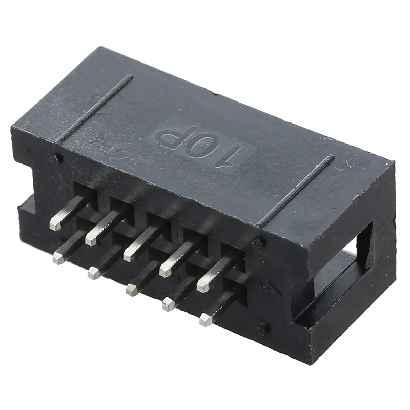 10 шт. 2x5 контактов шаг 2 54 мм двухрядные контактные разъемы PCB IDC | Электроника