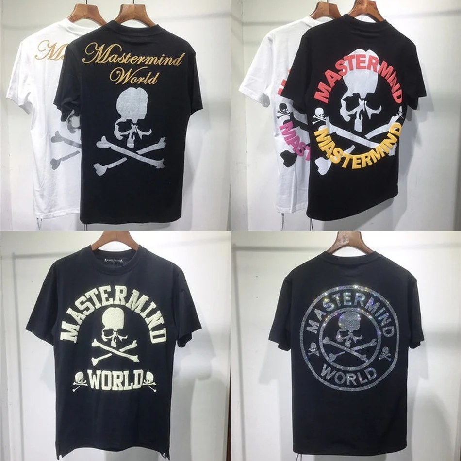 

Foaming Printing Mastermind World Japan MMJ T Shirt Men Skull Print Casual Unisex T-shirts for women