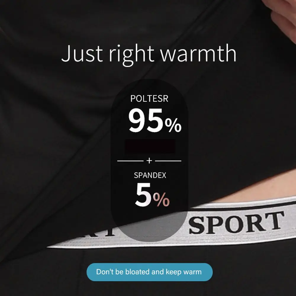 Men Thermal Underwear Winter Warm Layered Pajamas Long Johns Keep Warm For Russian Men Thick Thermal Clothing Solid M-5XL