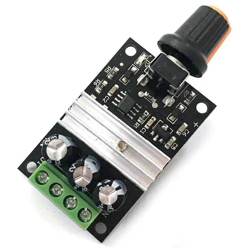 DC 6V 12V 24V 28VDC 3A 80W ШИМ регулятор скорости двигателя регулируемое управление