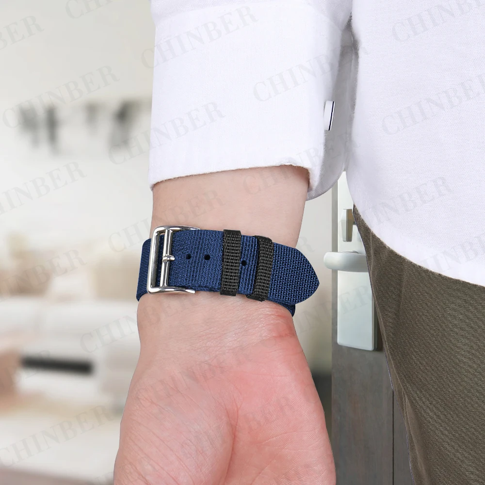 

NEWS Nylon Braid Jumping Single Tour Strap For Apple Watch Band 38mm 42mm Color mixing Band For iWatch Accessories Strap