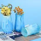 3D силиконовый ваза Плесень DIY гончарная глина УФ-отверждаемая эпоксидная смола пресс-форм полигональные формы ручной делая разделительный состав для пресс-форм из бетона украшение дома