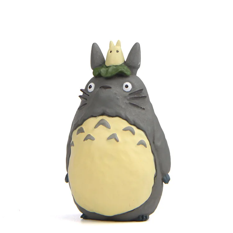 Ghibli Аниме верхняя одежда в виде листка лотоса фигурки Тоторо Настольная лампа с