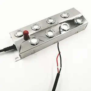 DC 48 В 8 головок ультразвуковой увлажнитель промышленный генератор тумана для теплицы генератор тумана для гидропоники