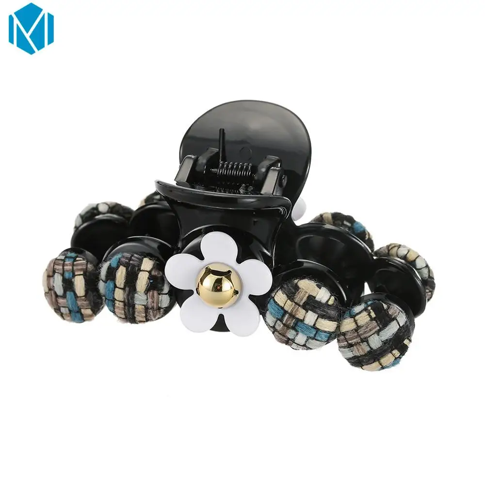 FJ0324F Модный хрустальный коготь для волос MISM для женщин, головные уборы для девочек, стразы, заколки для волос, зажим для краба, пластиковые заколки для волос с жемчугом, аксессуары - Цвет: FJ0324F