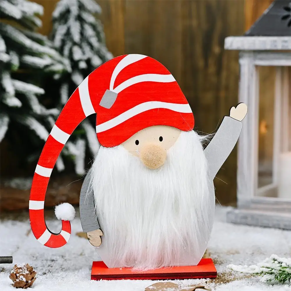 

Christmas Tree Topper Long Hat Swedish Tomte Gnome Santa Ornaments Party Decor