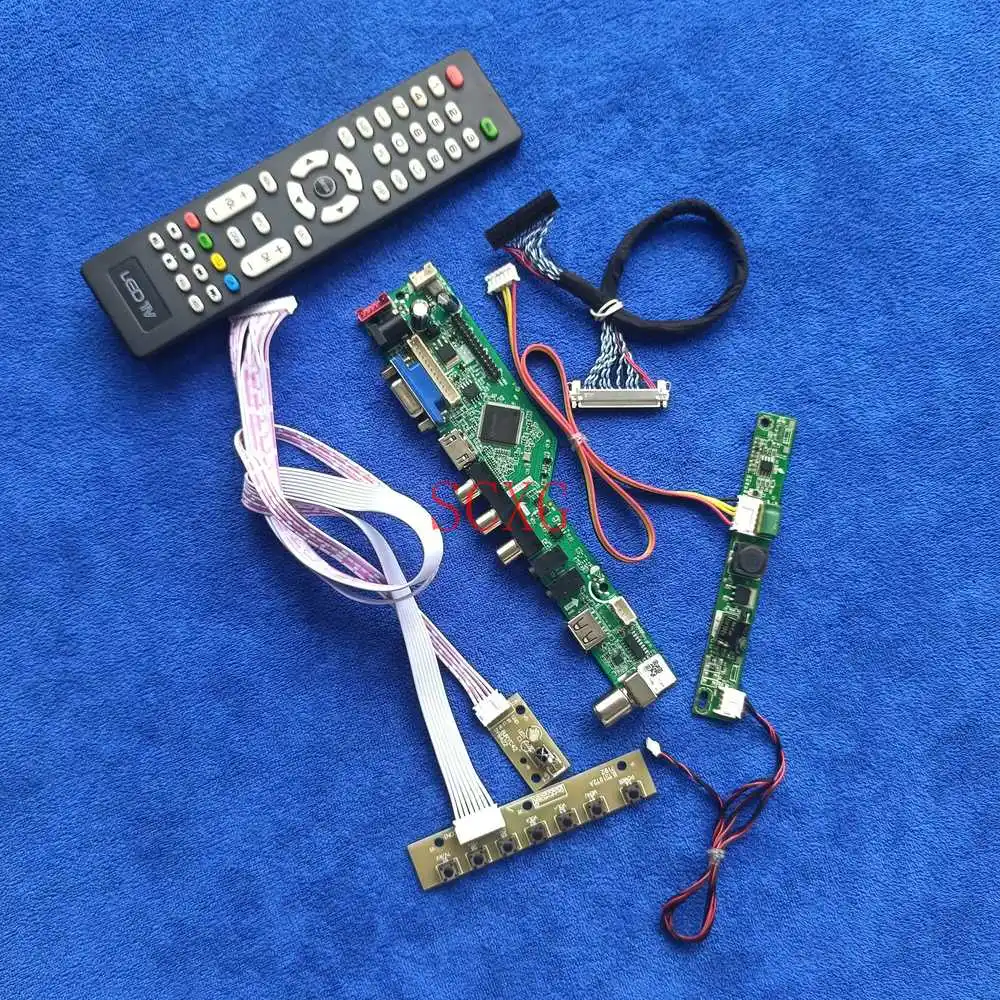 

Подходит для LM270WF5/LM270WF6/LM270WF7/LM270WF8 комплект видеонаблюдения DVR VGA USB AV входом HDMI Матрица совместимости плата контроллера 1920*1080 LVDS 30 Pin Аналоговы...