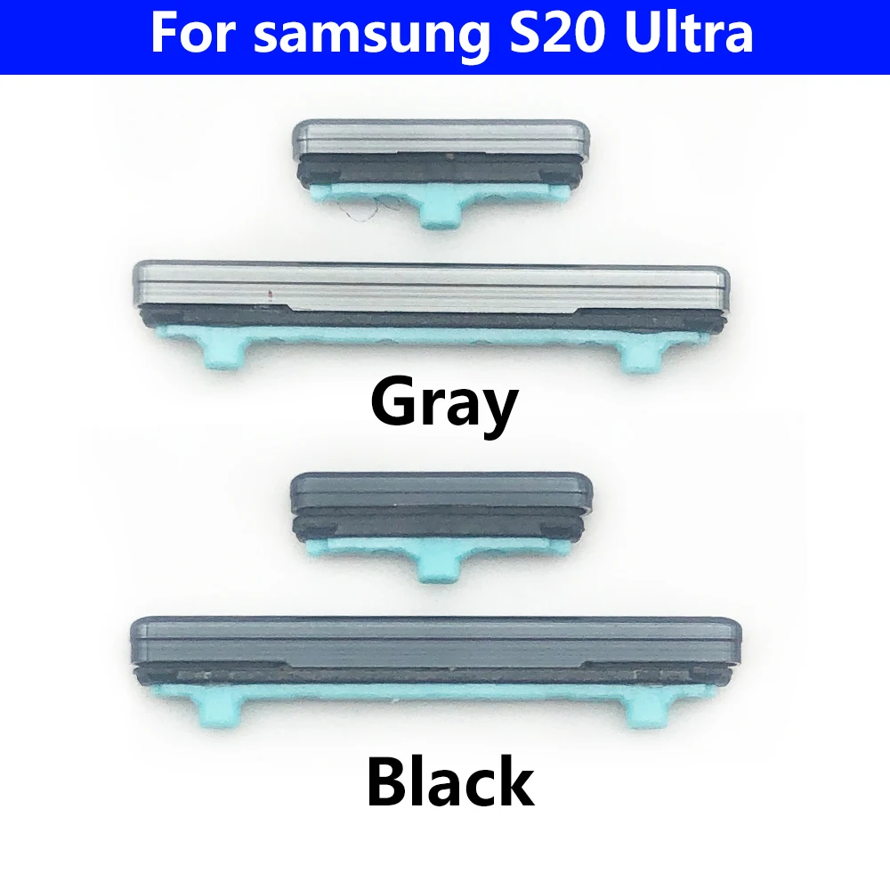 

10PCS Replacement Parts Power On Off Side Button + Volume Up Down Side Key Button For Samsung Galaxy S20 / S20 Plus / S20 Ultra