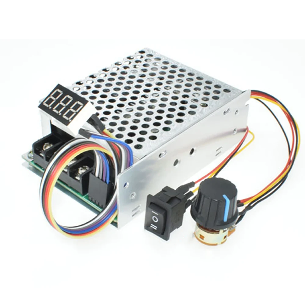 

PWM Motor Speed Controller CW CCW Reversible Switch Digital Display 12 V Motor Speed Controller DC 10-55V 60A Speed Controller