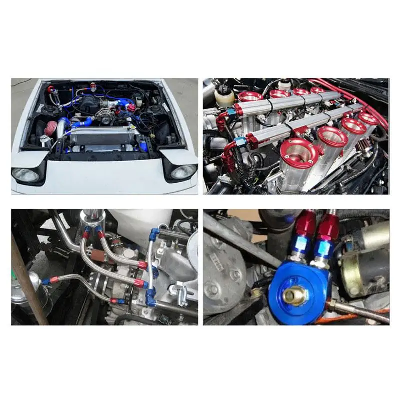 Adeeing AN4 авто поворотный концевой фитинг шланга адаптер для масла/топлива/газа