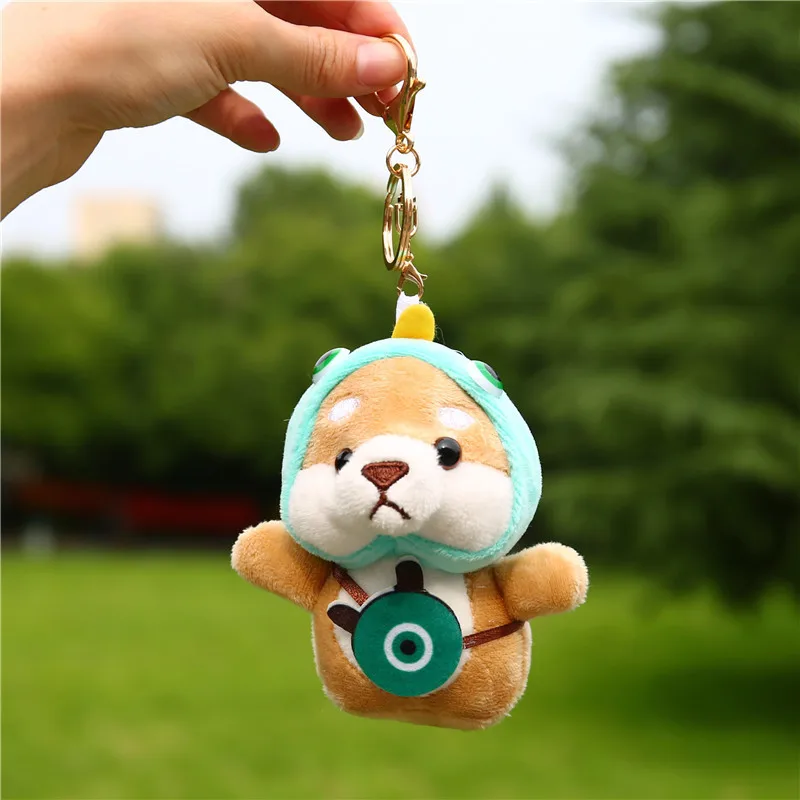 

Akita Inu Plush Key Ring Car Pendant Creative Cute Shiba Inu Key Chain Couple Cartoon Dog Key Chains School Bag Ornament