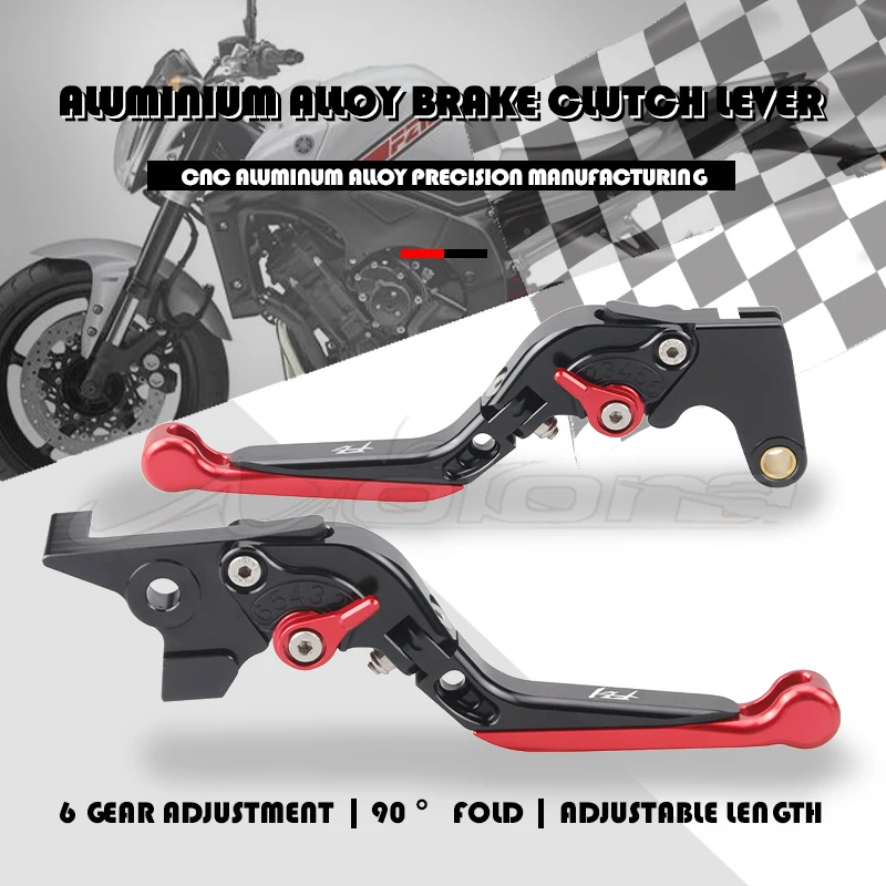 

Для FZ1 FAZER 2006-2015 07 08 09 10 11 12 13 14 Мотоциклетные аксессуары CNC алюминиевые рычаги тормозной рычага сцепления ручки рычага сцепления
