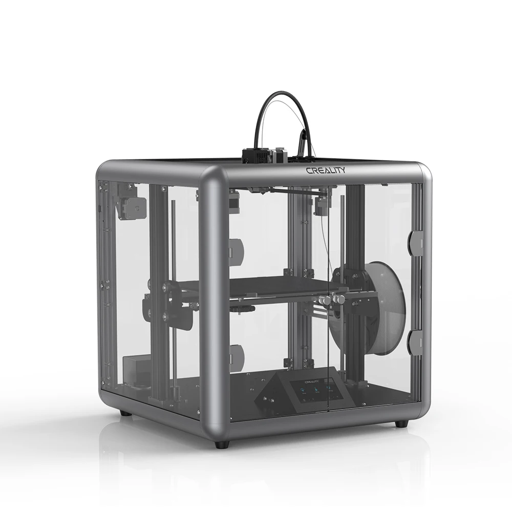 

Sermoon D1 Enclosed 3D Printer Machine 280x260x310mm Printing Size Silent Mainboard 4.3 Inch Color Touchscreen