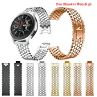 Ремешок из нержавеющей стали для Huawei Watch gt 2eGTGT246 мм ремешок для часов 22 мм ремешок для Galaxy gear watch 46 мм s3 для Haylou Solar LS05