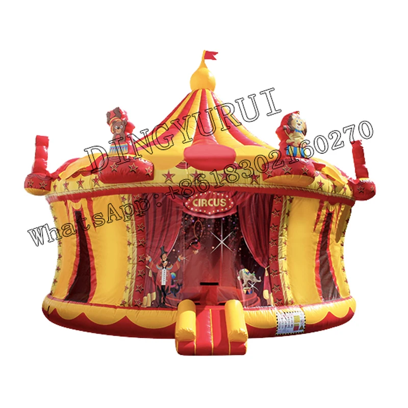 

Circus Design Inflatable Bounce Castle Kids Jumper PVC Trampoline Child Jumping House