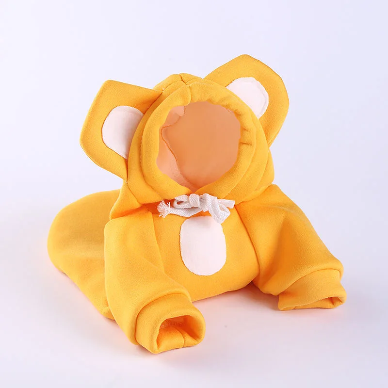 

Dog Winter Warm Clothes Cute Plush Sweatshirts Pet Hoodies Coat For Small Dogs French Bulldog Chihuahua Yorkshire Puppy Costumes