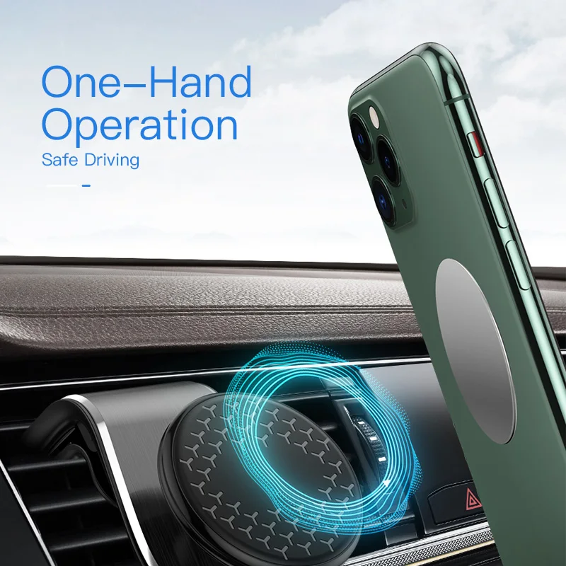 

360 Rotati Car Phone Holder for Phone In Car Mobile Support Magnetic Phone Mount Stand Smartphones