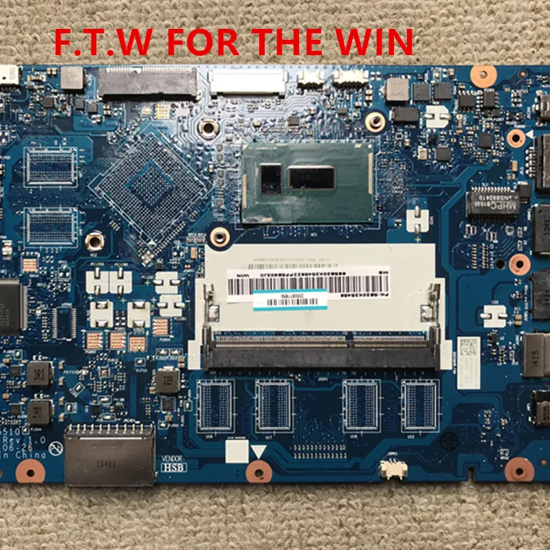 

MB For Lenovo 100-14IBD motherboard Mainboard cpu I3-5005 CG410/CG510 NM-A681 test ok 100%